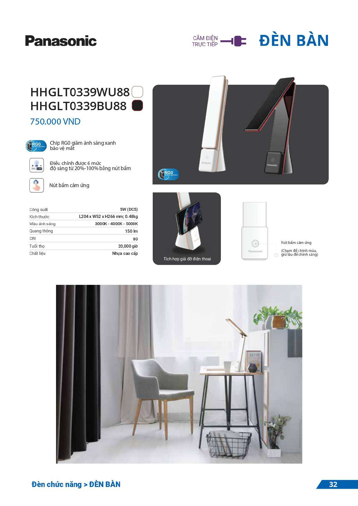 bảng giá đèn Panasonic mới nhất 